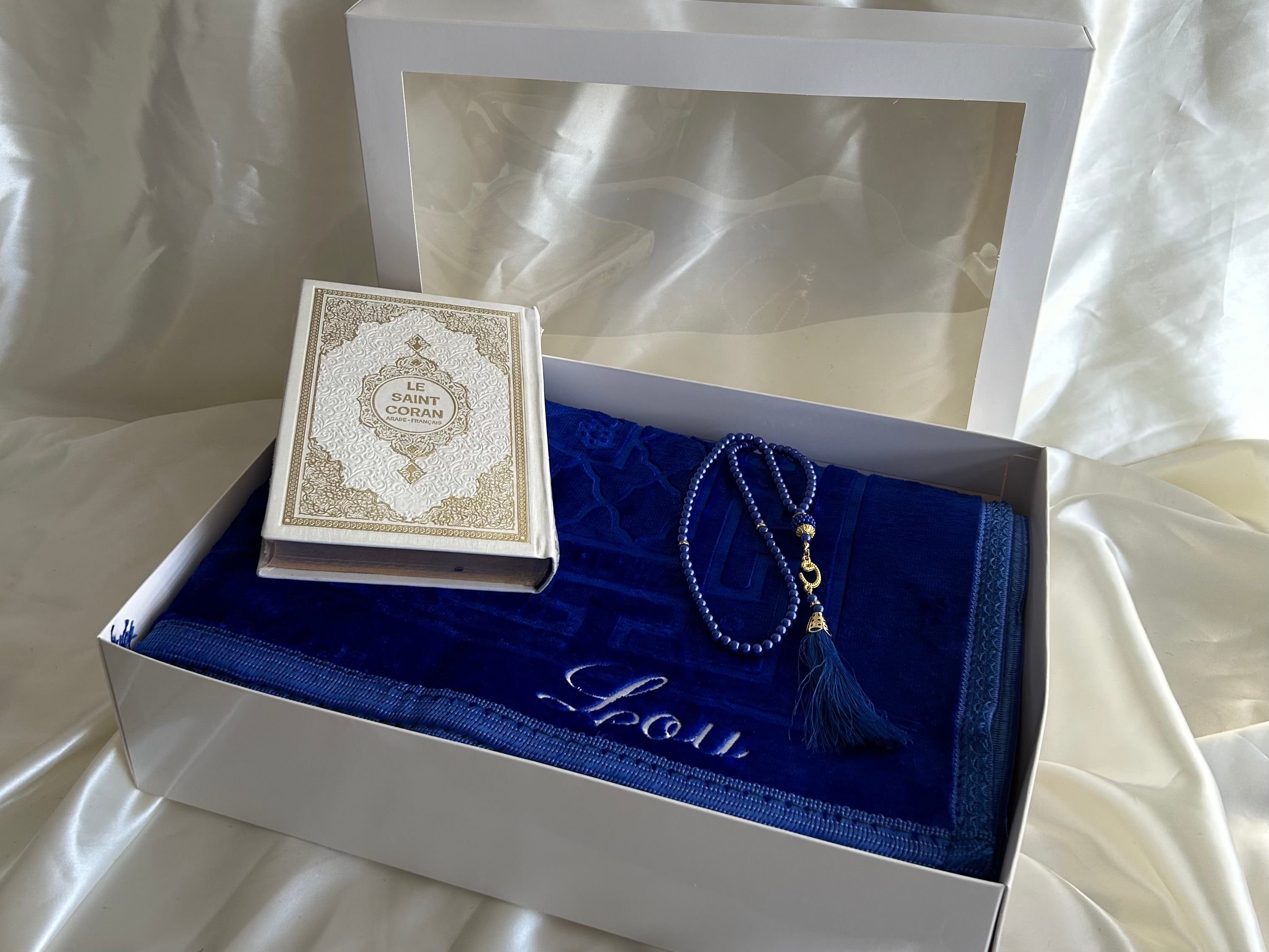 Coffret élégance bleu roi