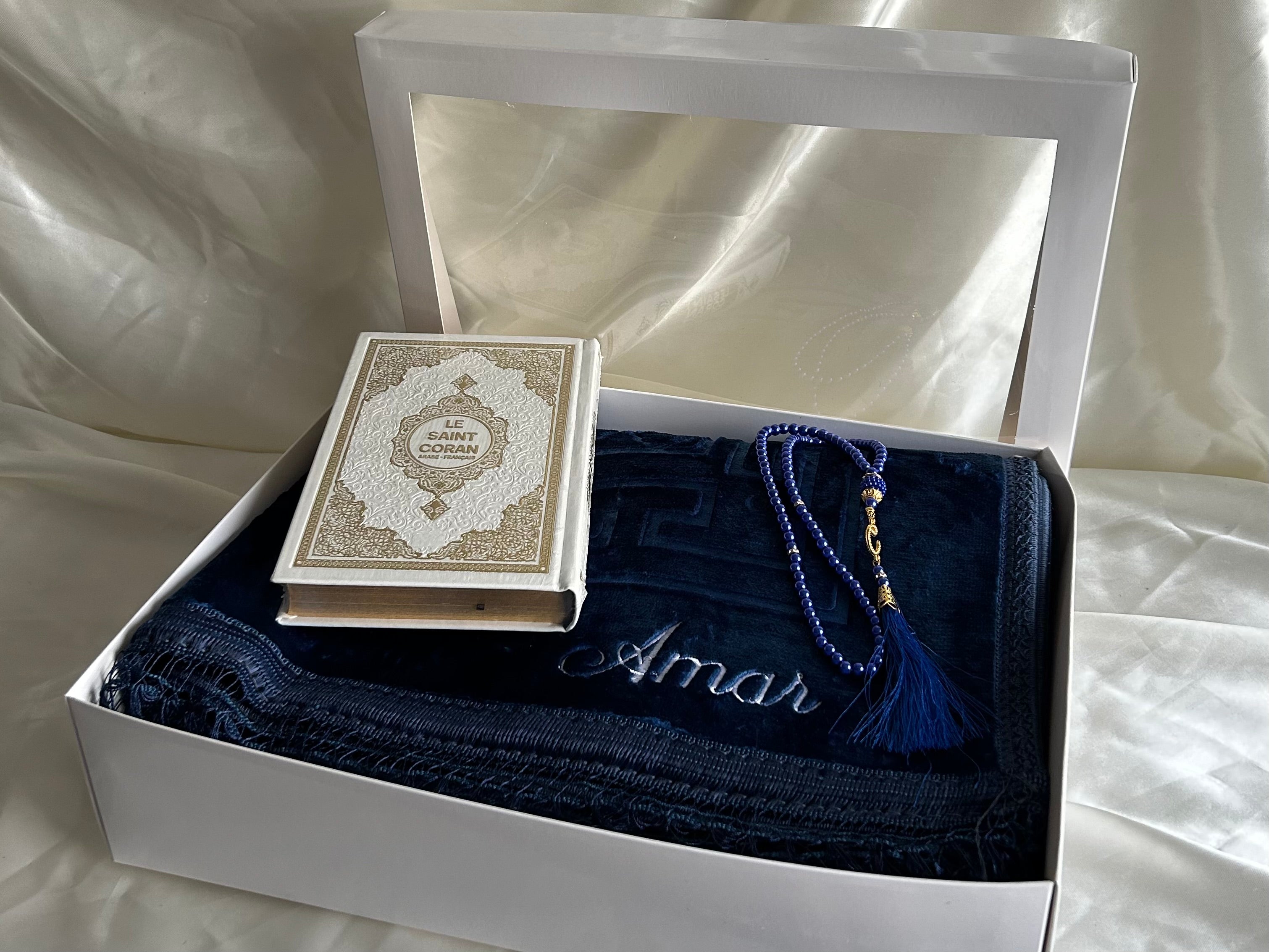 Coffret élégance bleu nuit