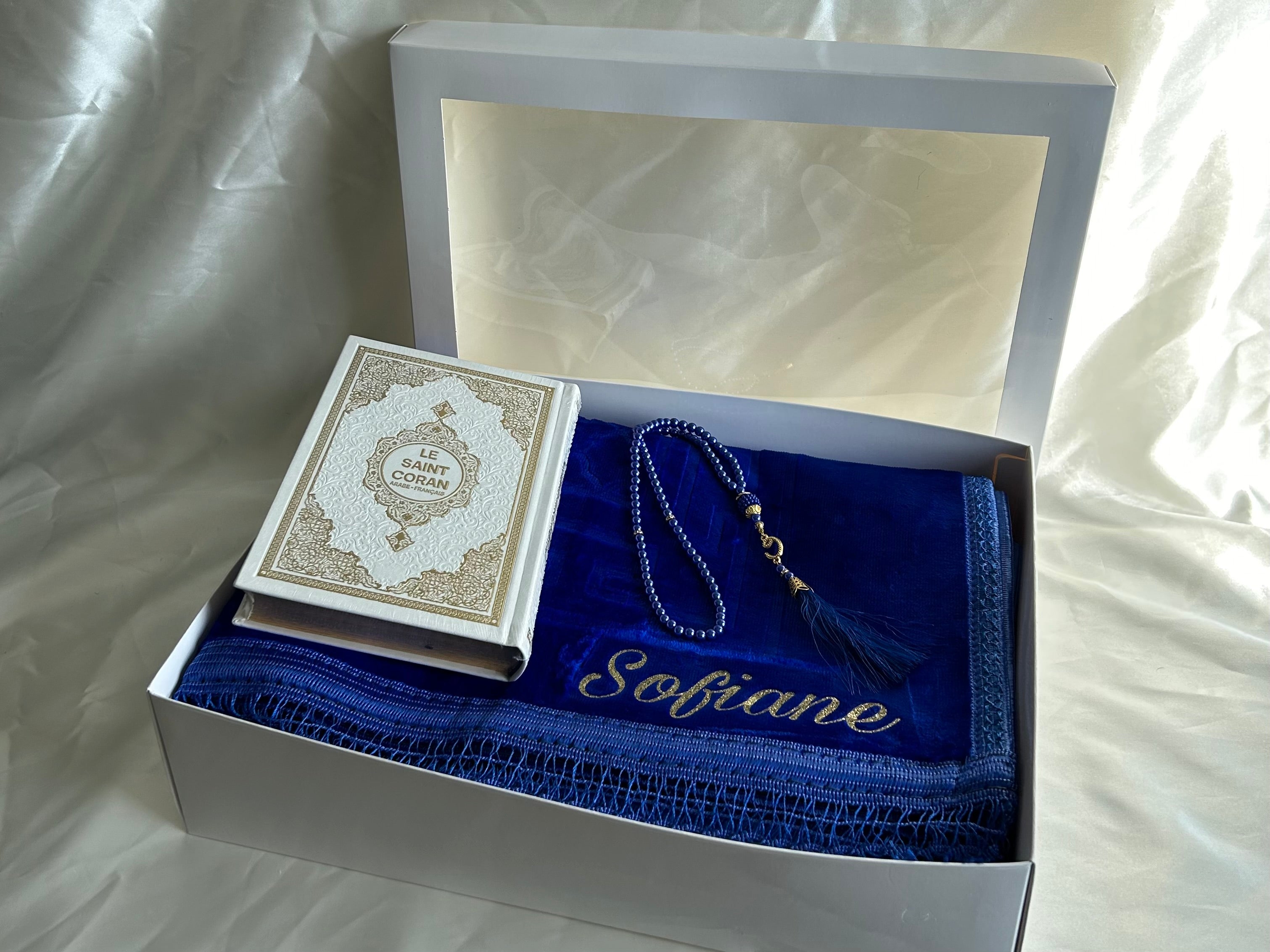 Coffret élégance bleu roi