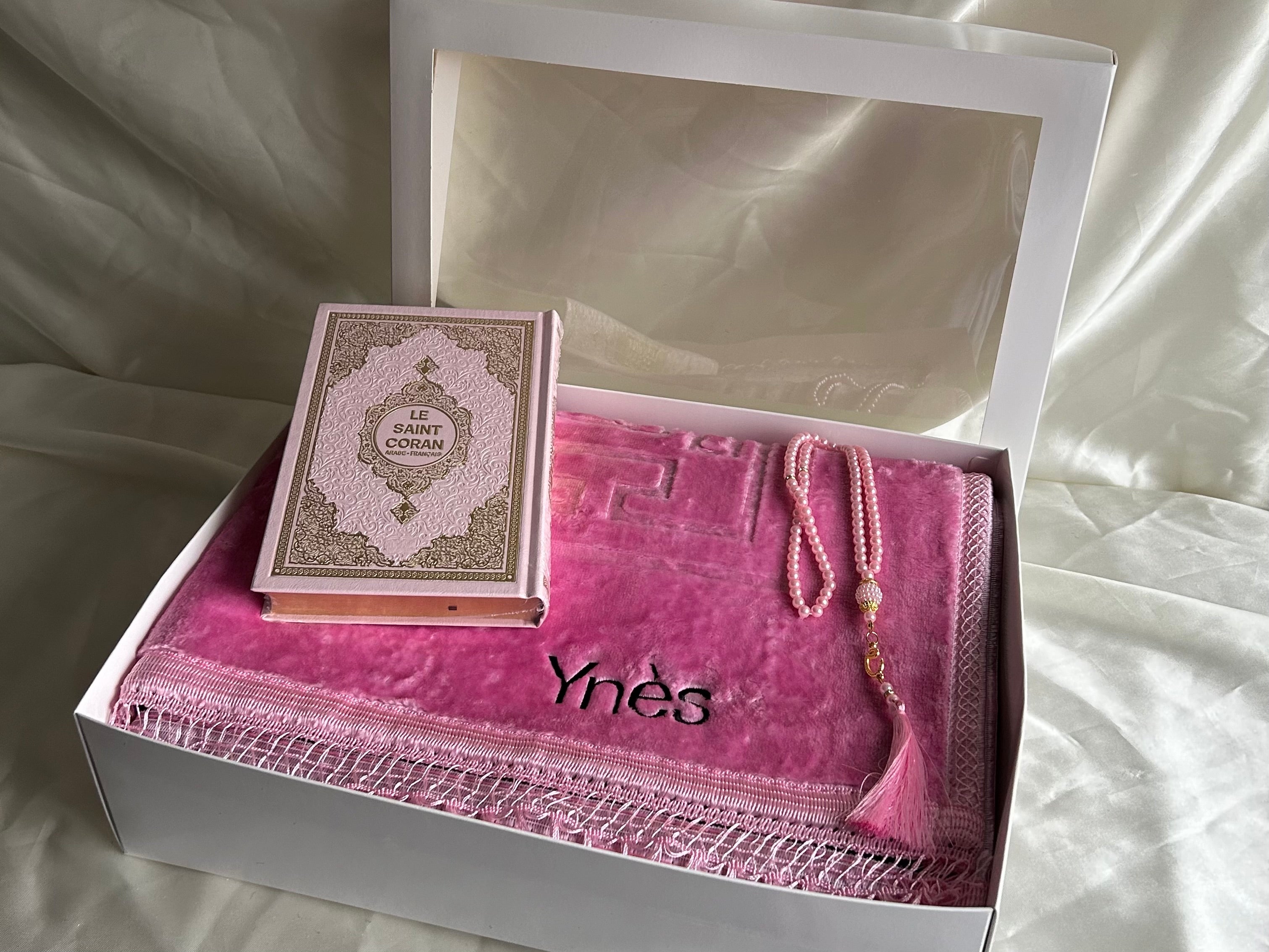 Coffret élégance rose
