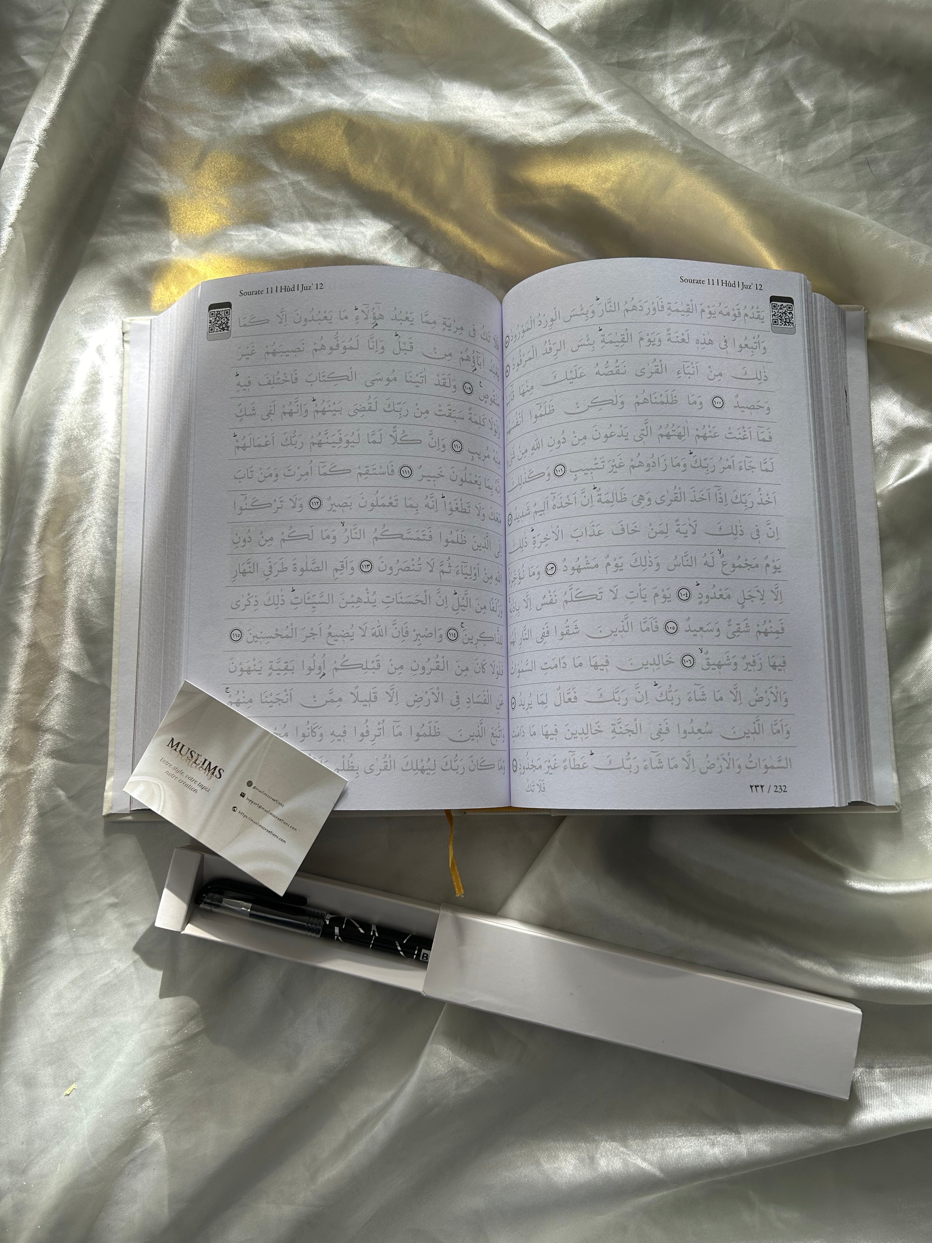 Le Coran à tracer avec stylo gommable bleu nuit