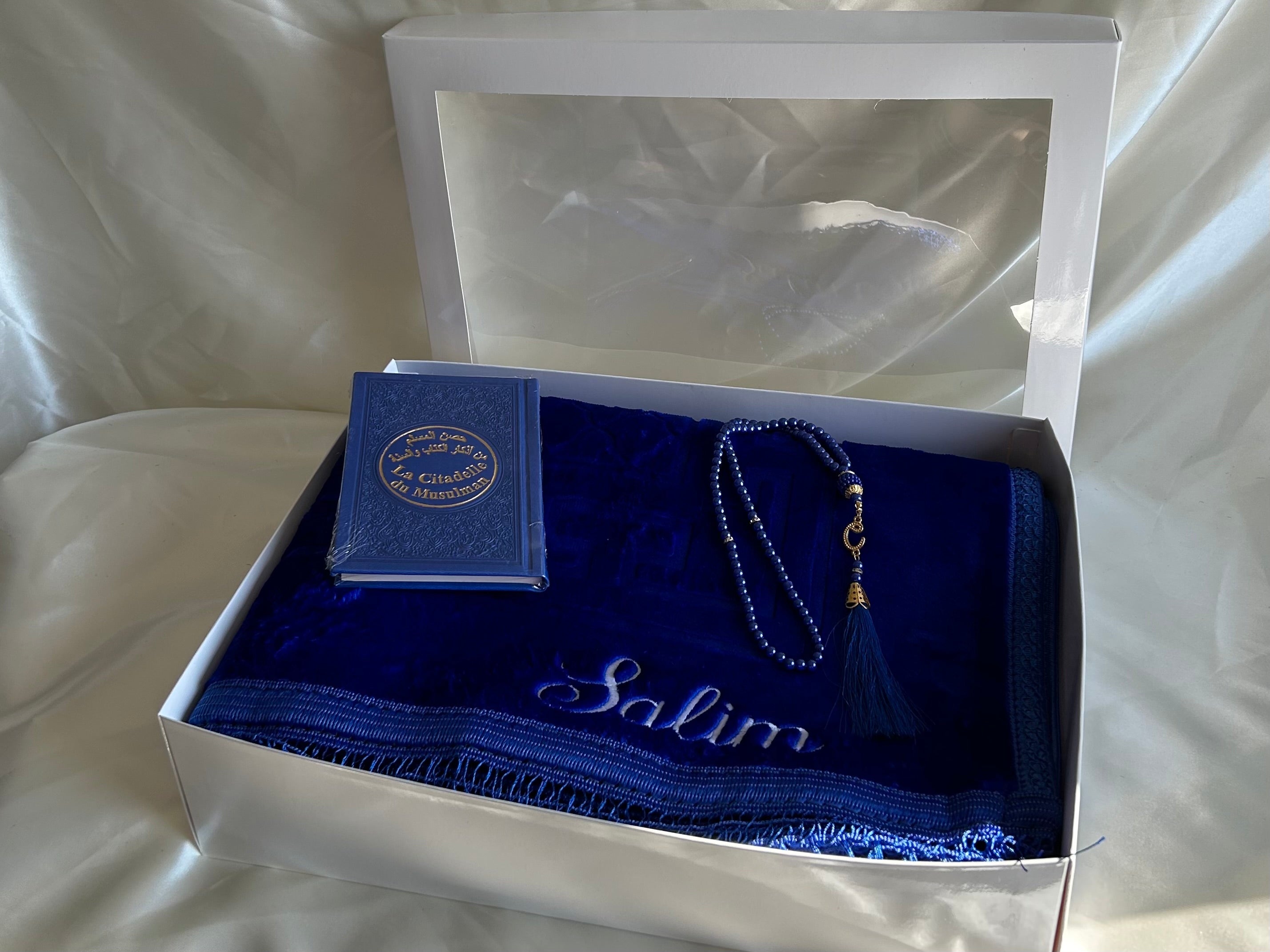 Coffret préstige bleu roi