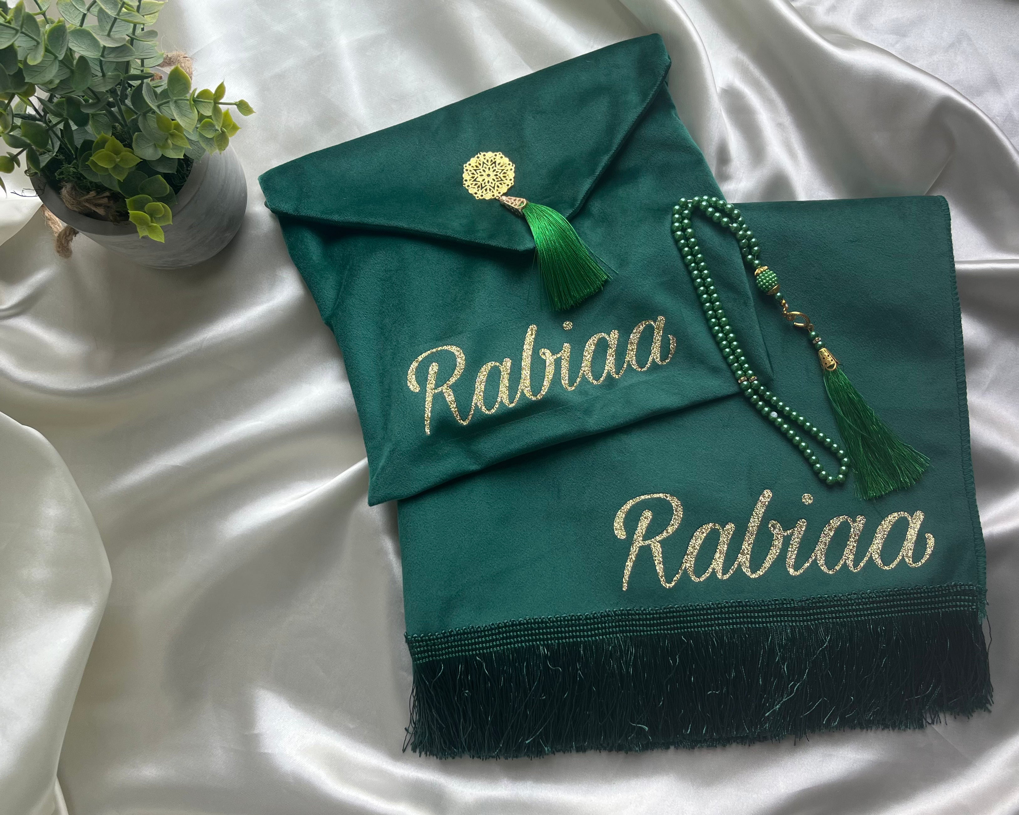 Kit de voyage de luxe vert