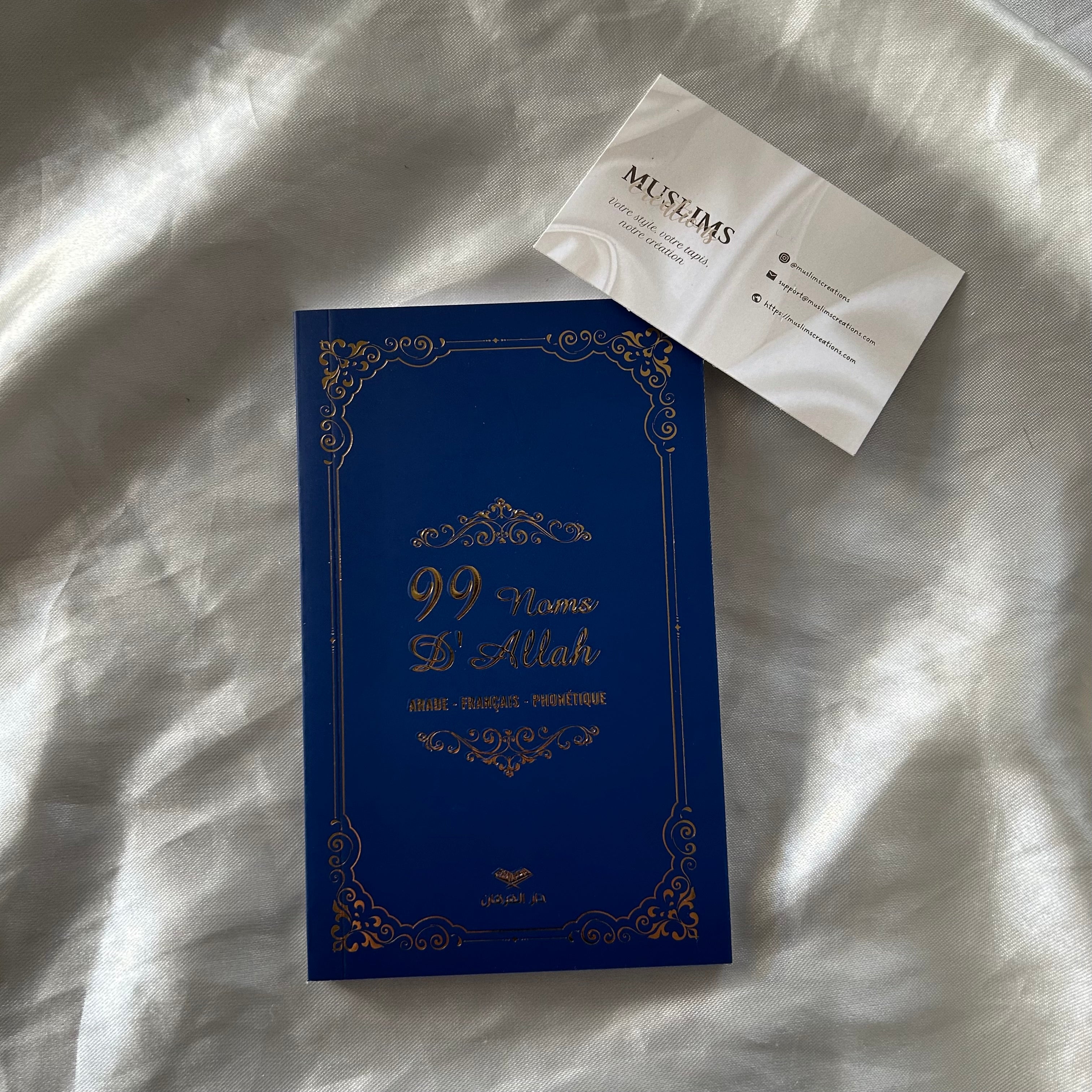 99 NOMS D’ALLAH bleu nuit